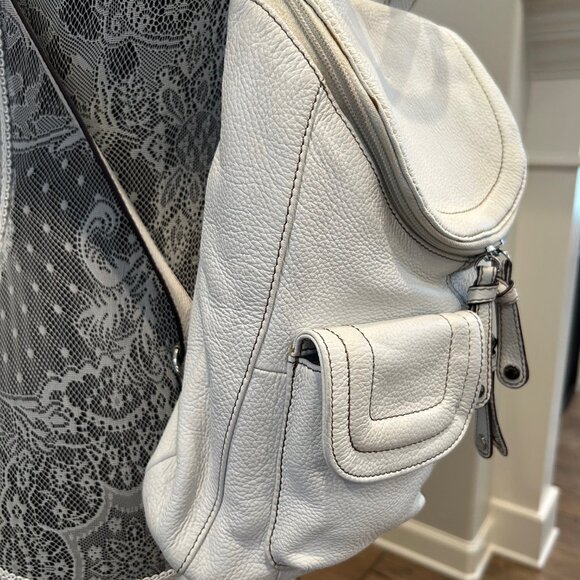 Tiganello Pebbled Leather Organizer Backpack main image 6